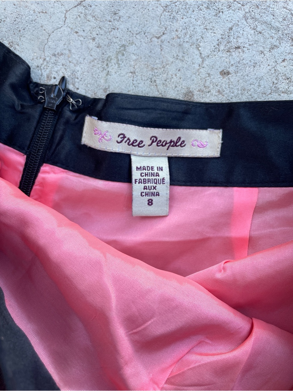 Free People RARE Vintage Y2K Whimsigoth Silk Skirt - Picture 4 of 7